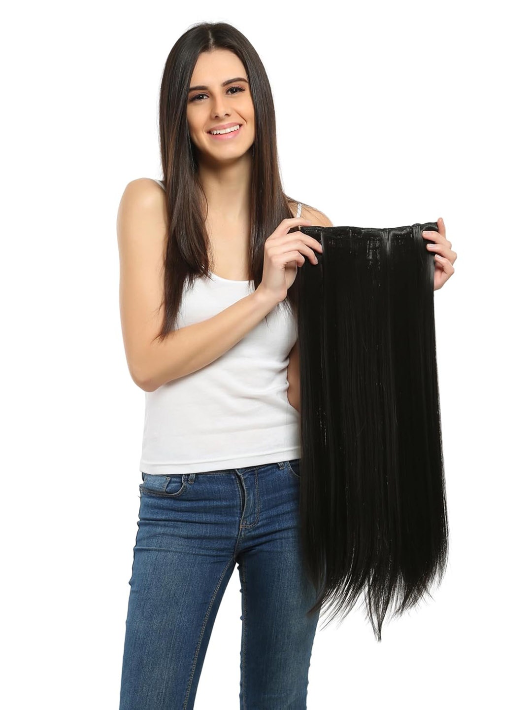 

Beaute Secrets Hair Extension with Highlights - Black & Brown 3B