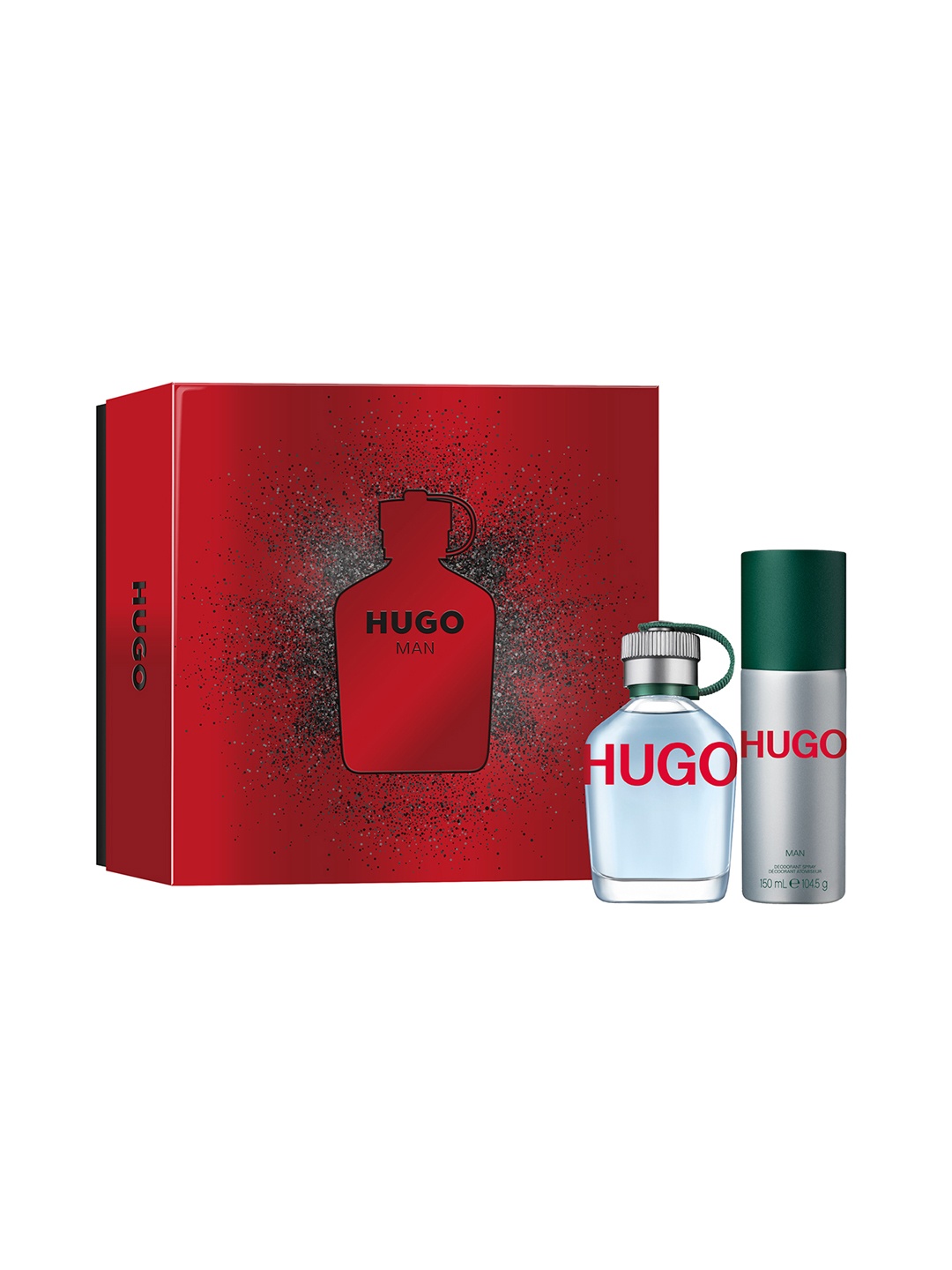 

Hugo Boss Man Gift Set - Eau de Toilette 75ml & Deo Stick 150ml, Red