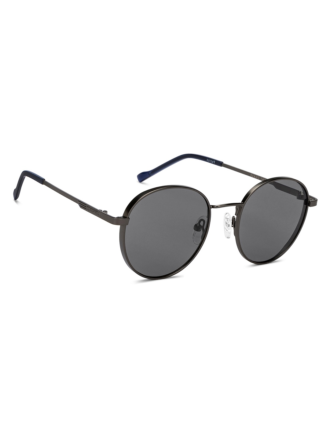 

Vincent Chase by Lenskart Unisex Round Sunglasses with Polarised and UV Protected Lens 215789, Grey