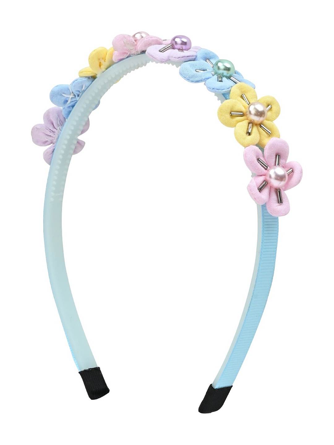 

Asthetika Kids Girls Floral Hairband, Blue