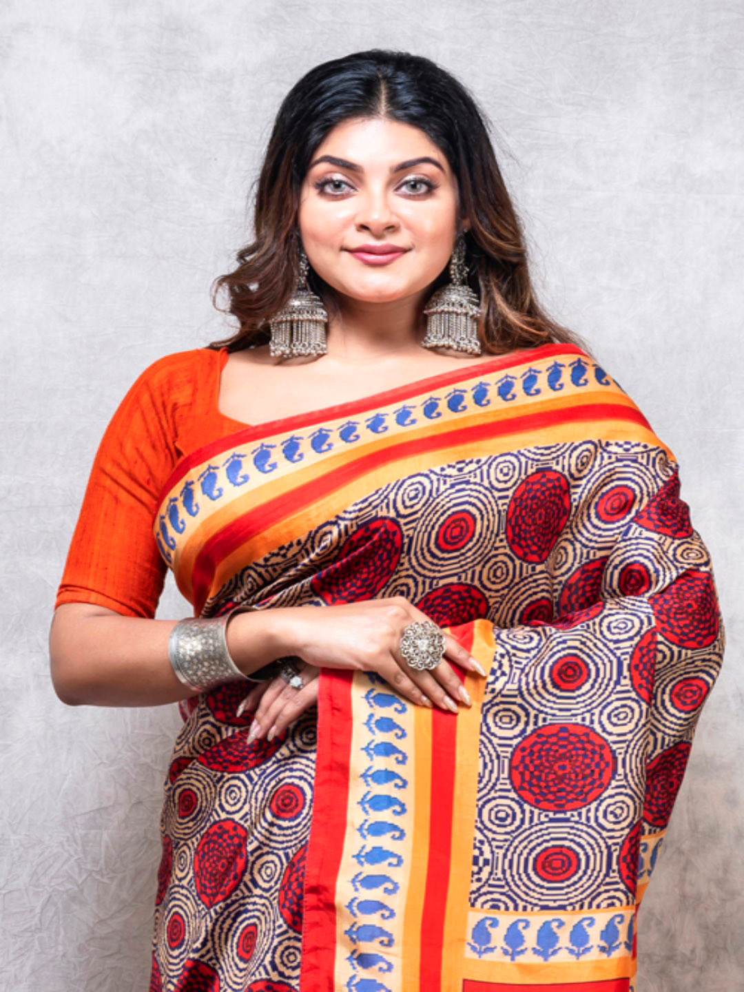 

Morchari Pure Silk Saree, Blue