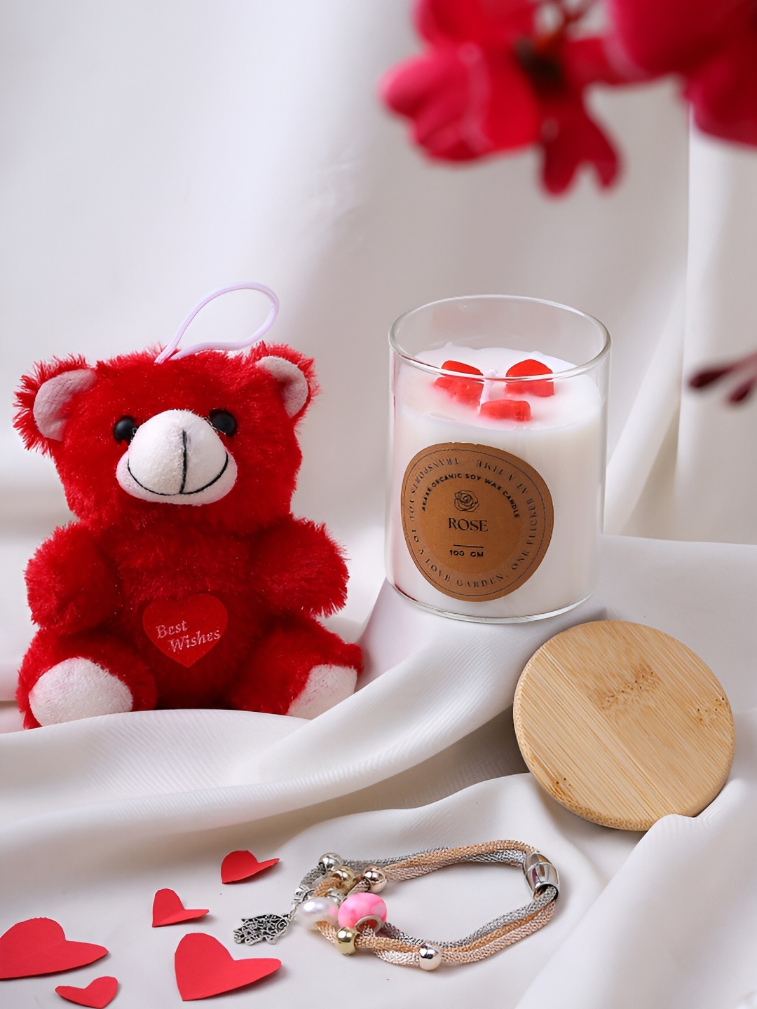 

Akaar 3 Pcs Red White Valentine'S Day Combo Gift Sets
