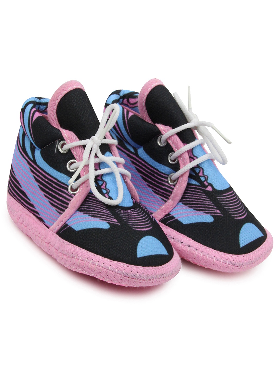 

BAESD Infant Boys Printed Cotton Anti-Slip Booties, Pink
