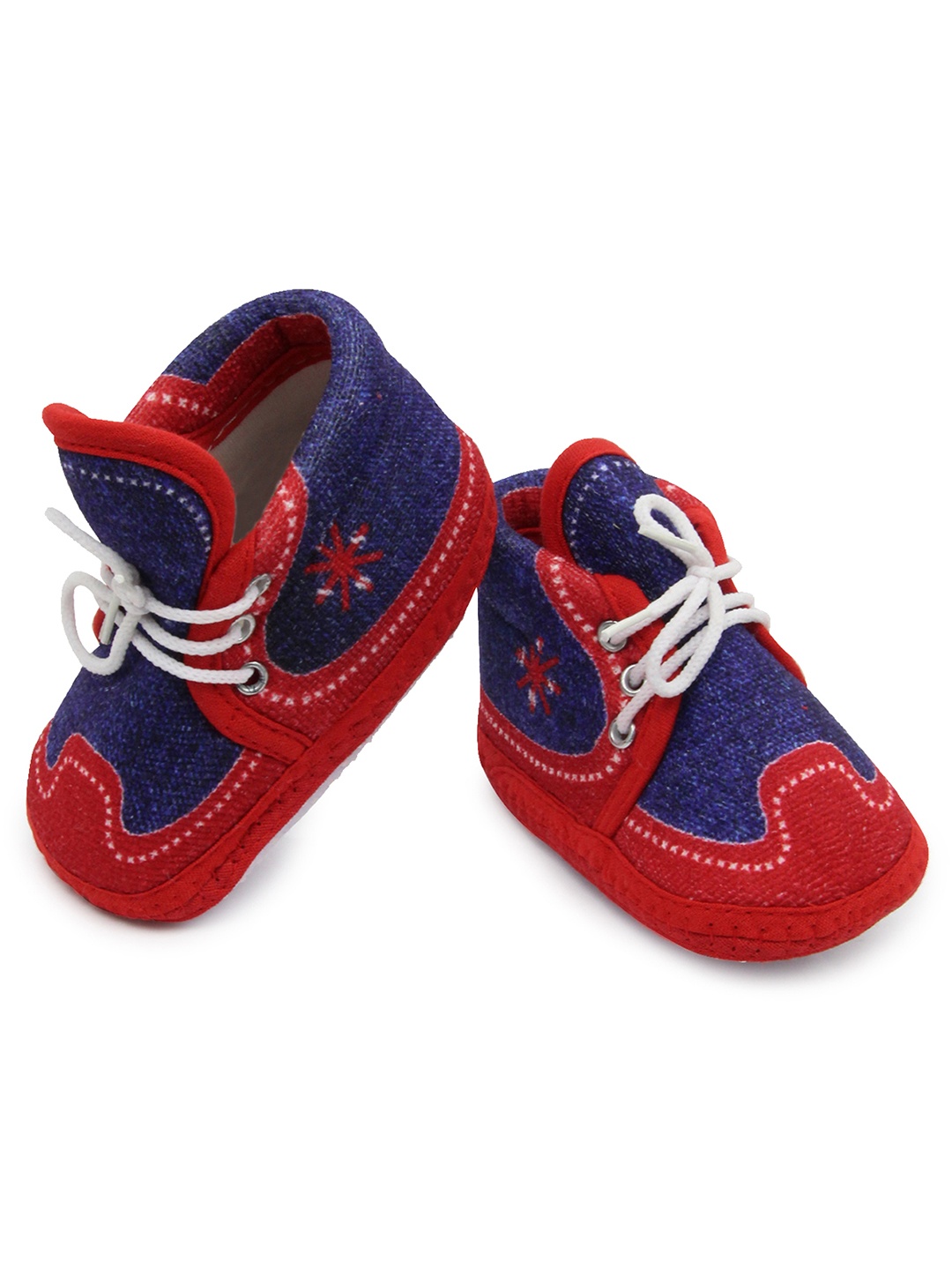 

BAESD Infant Boys Anti-Slip Cotton Booties, Red