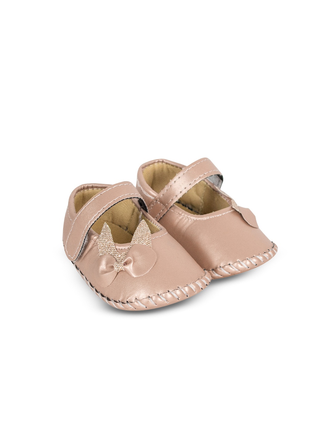 

BAESD Infant Bow Detailed Booties, Brown