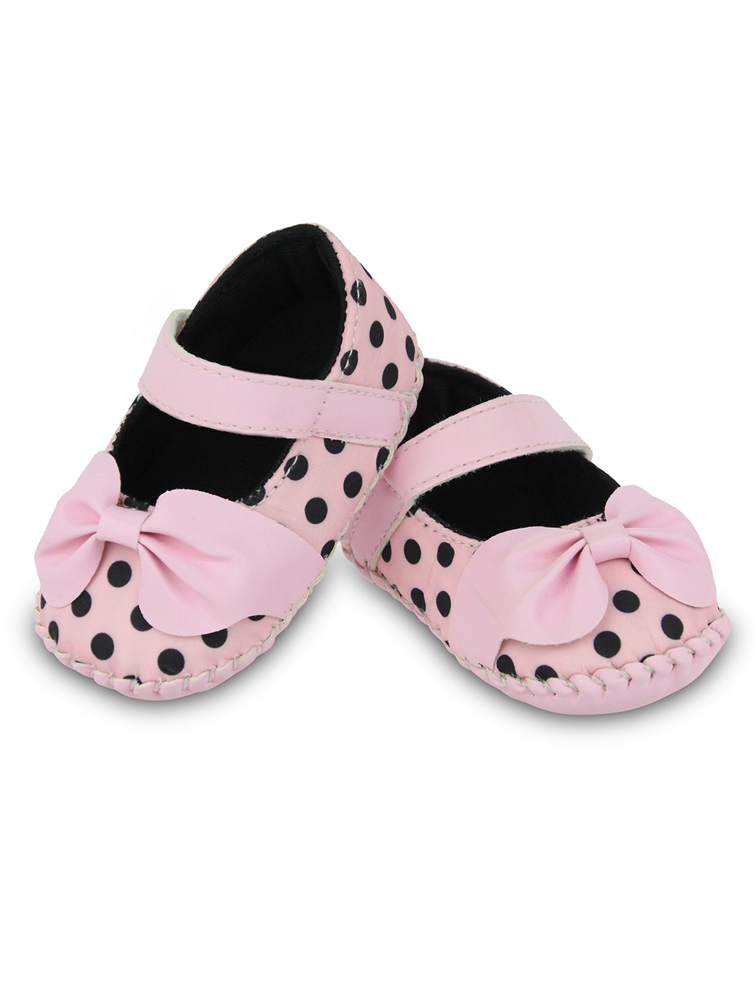 

BAESD Infant Girls Polka Dot Printed Booties, Pink