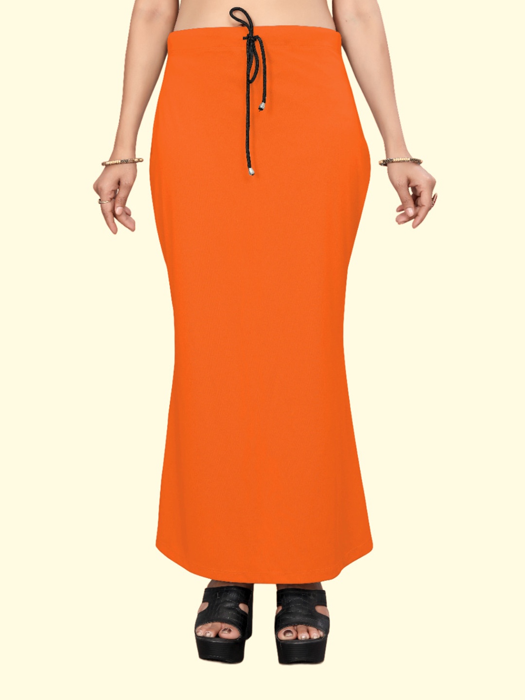 

Civamee Stretchable Saree Shapewear, Orange