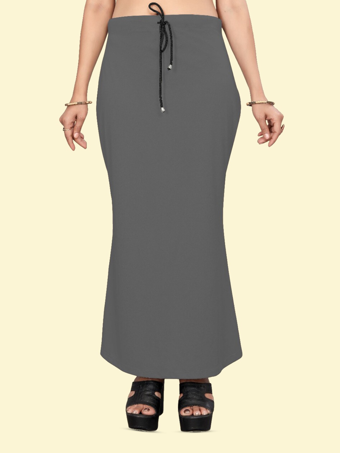 

Civamee Stretchable Saree Shapewear, Grey
