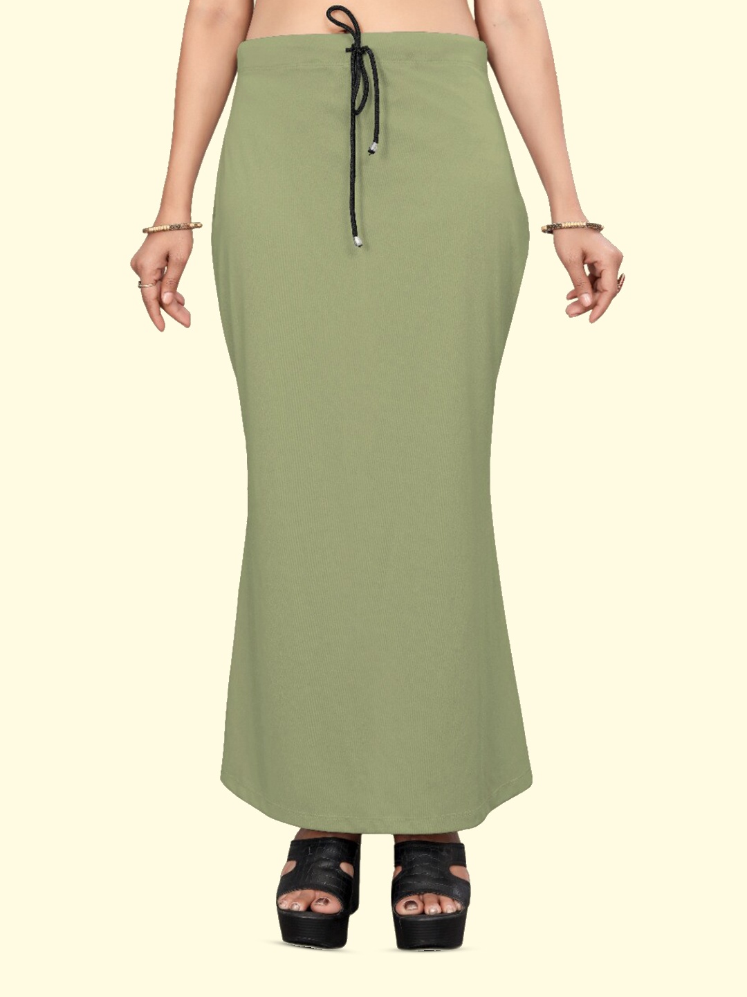 

Civamee Stretchable Saree Shapewear, Olive