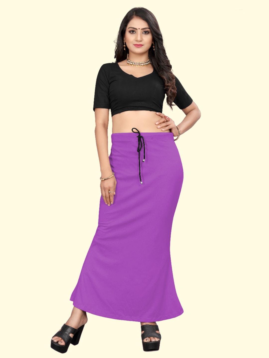 

Civamee Stretchable Saree Shapewear, Purple