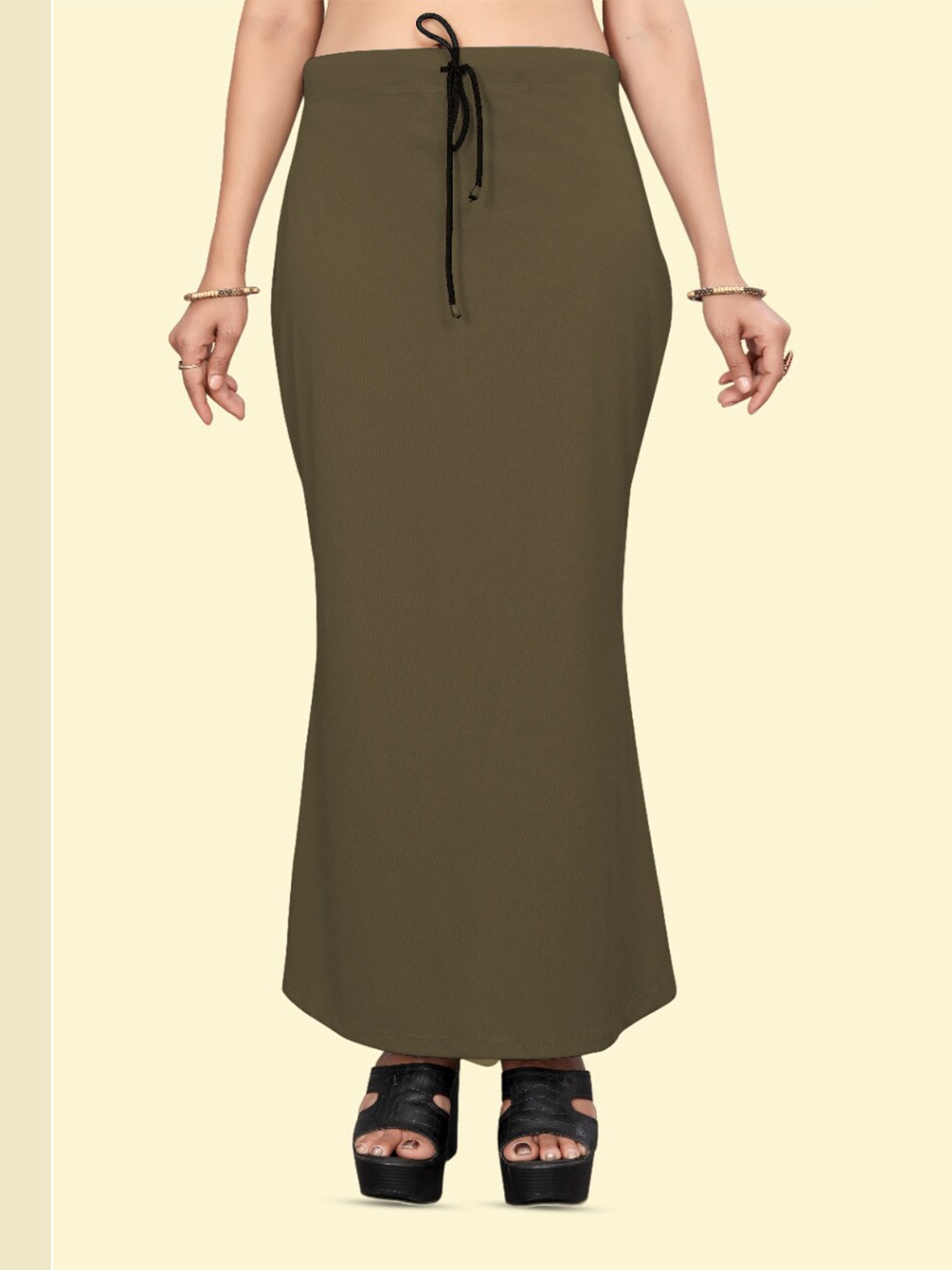 

Civamee Stretchable Saree Shapewear, Olive