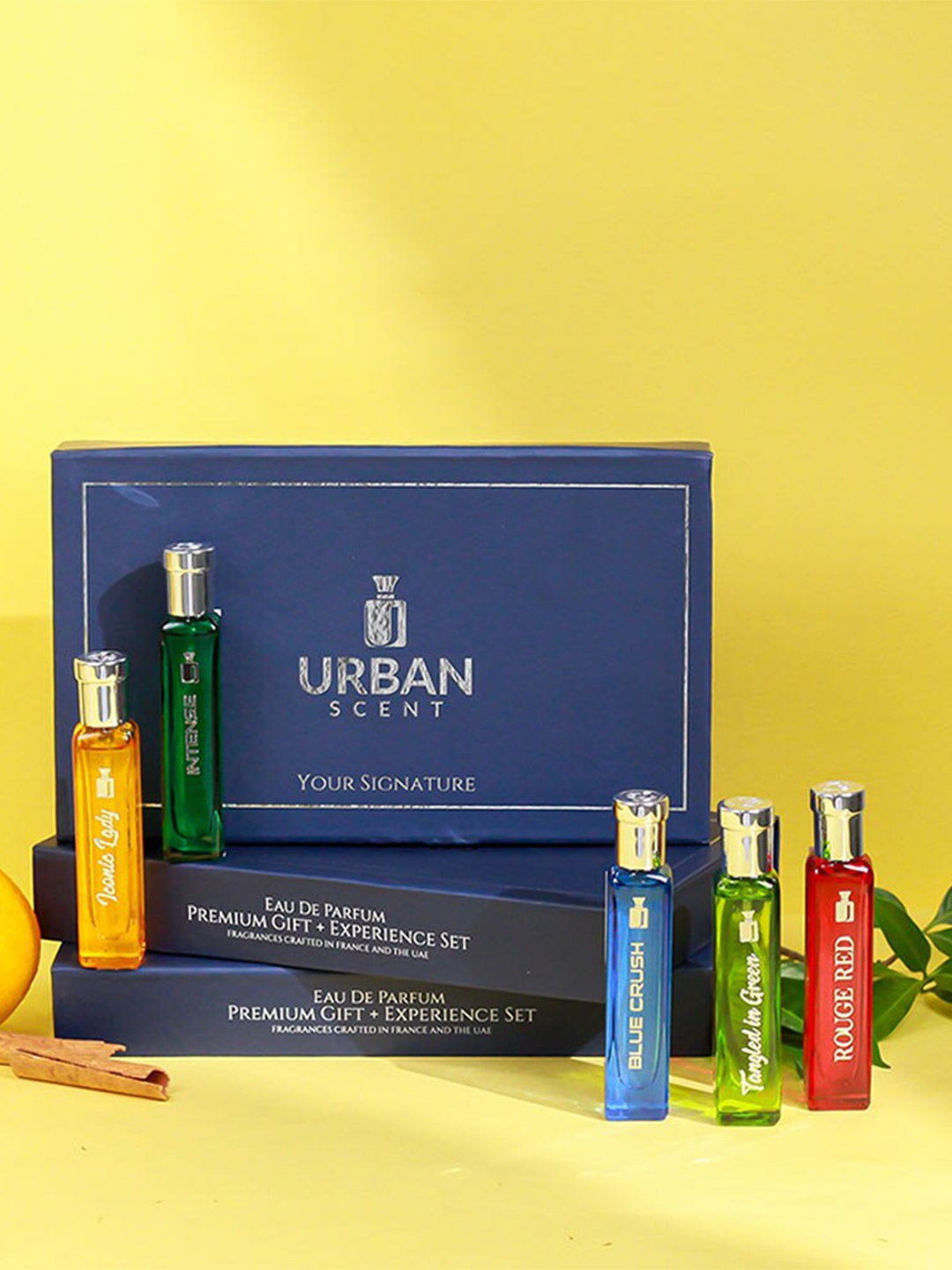 

Lyla Blanc Urban Premium Perfume Assorted Gift Set for Men & Women, Black