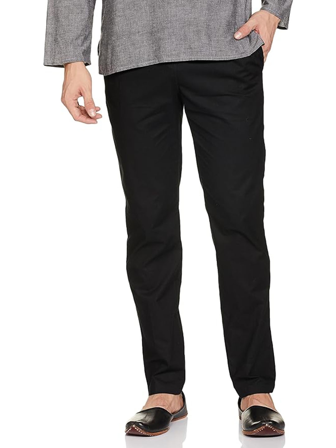 

See Designs Men Mid-Rise Pure Cotton Pyjama, Black