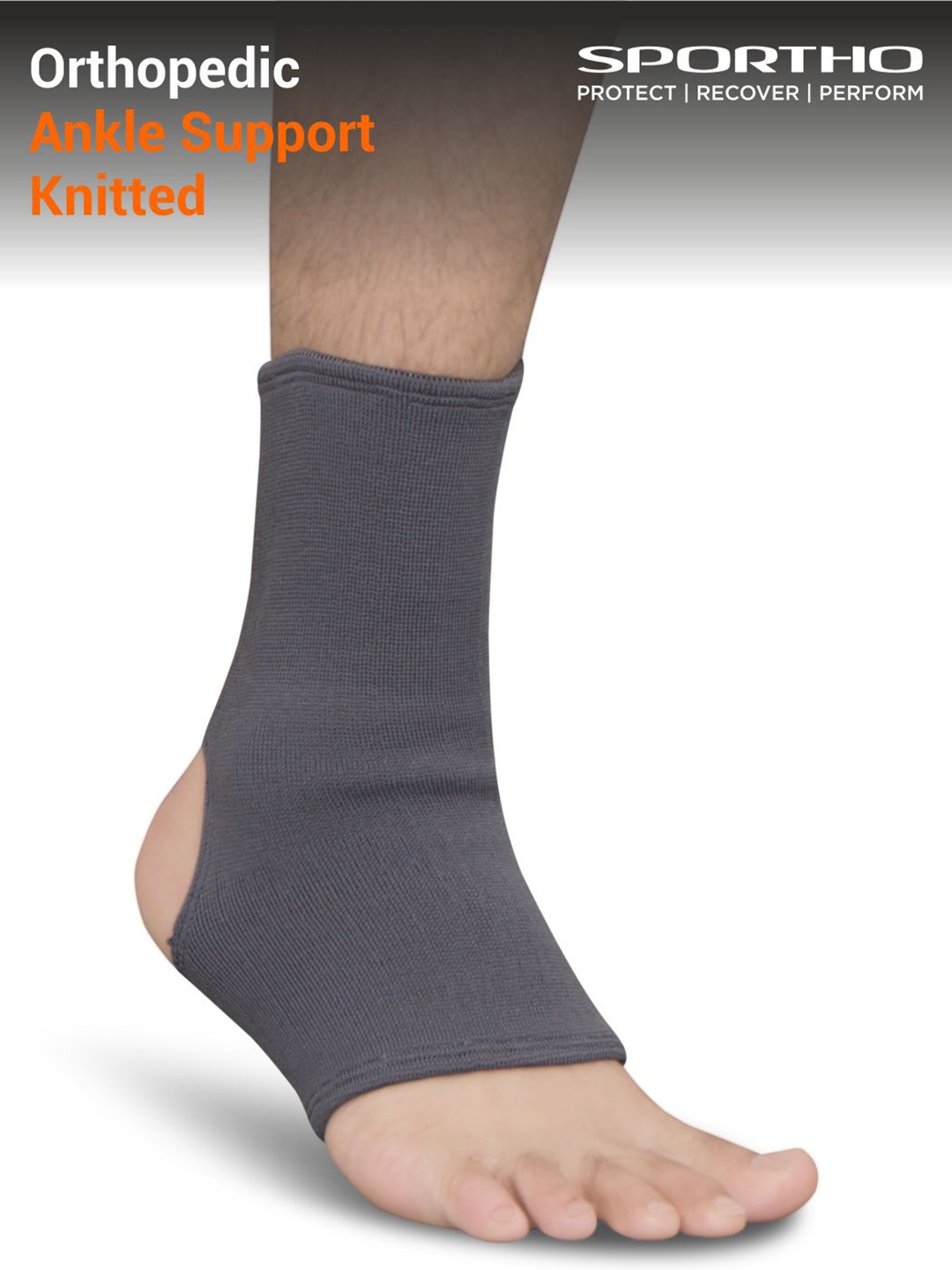 

NIVIA Men Orthopedic Muscular Recovery Ankle Support, Grey
