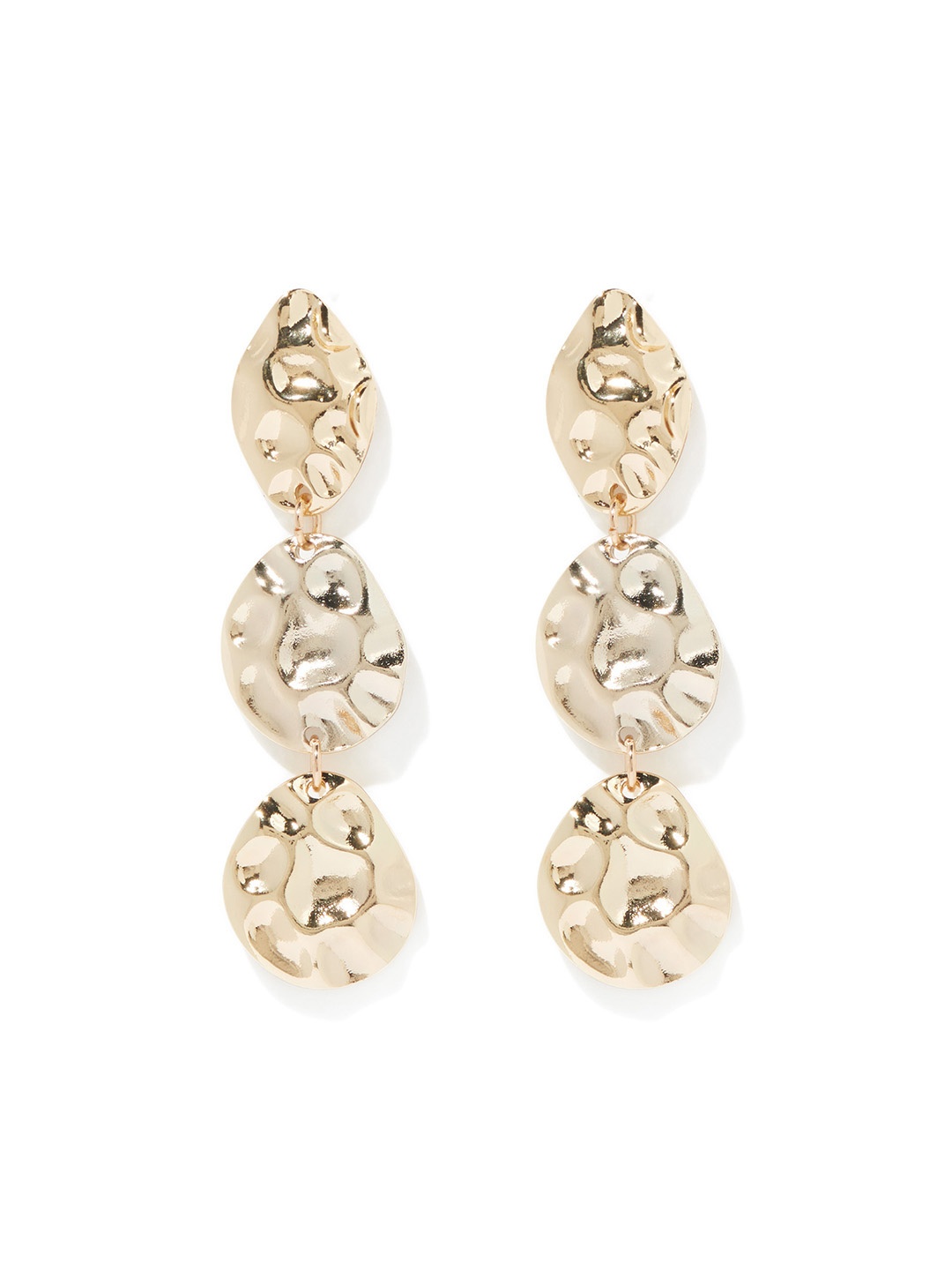 

Forever New Gold-Plated Contemporary Drop Earrings