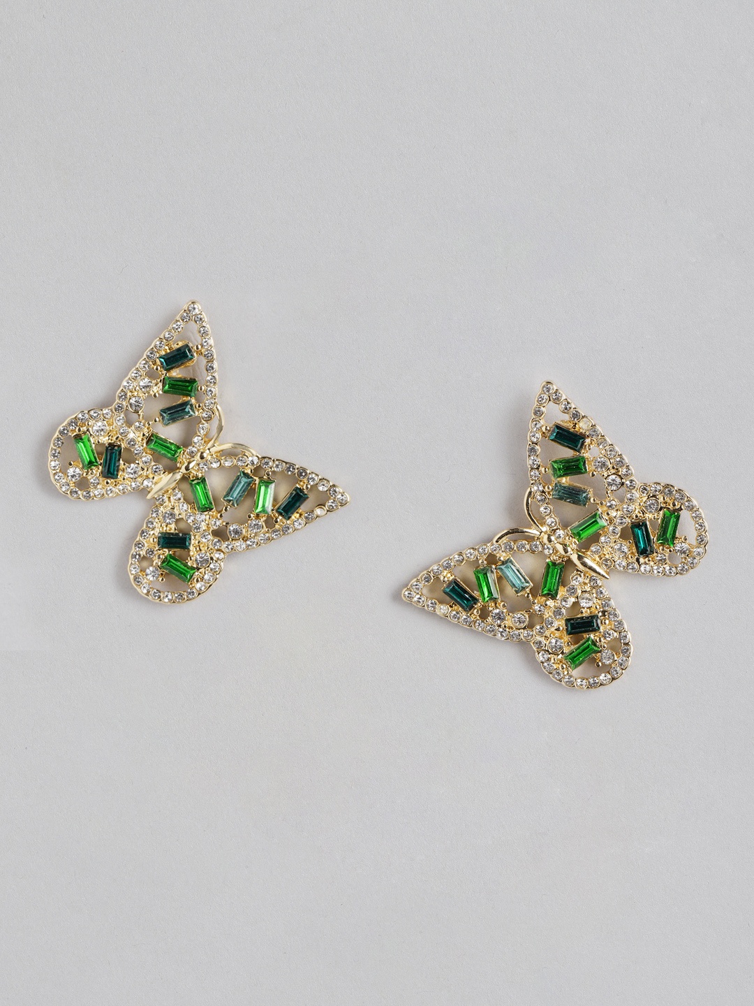 

Forever New Betsy Butterfly Stone Gold-Plated Studs, Multi