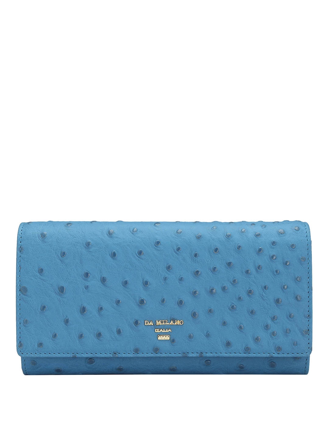 

Da Milano Textured Leather Envelope, Blue
