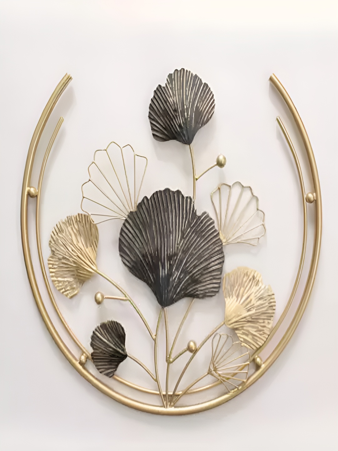 

Art House Black & White Floral Metal Wall Decor