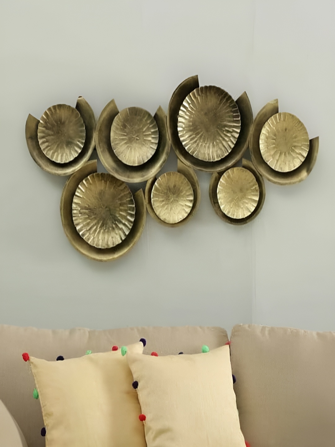 

Art House Bronze Coloured Half Moon Metal Wall Decor