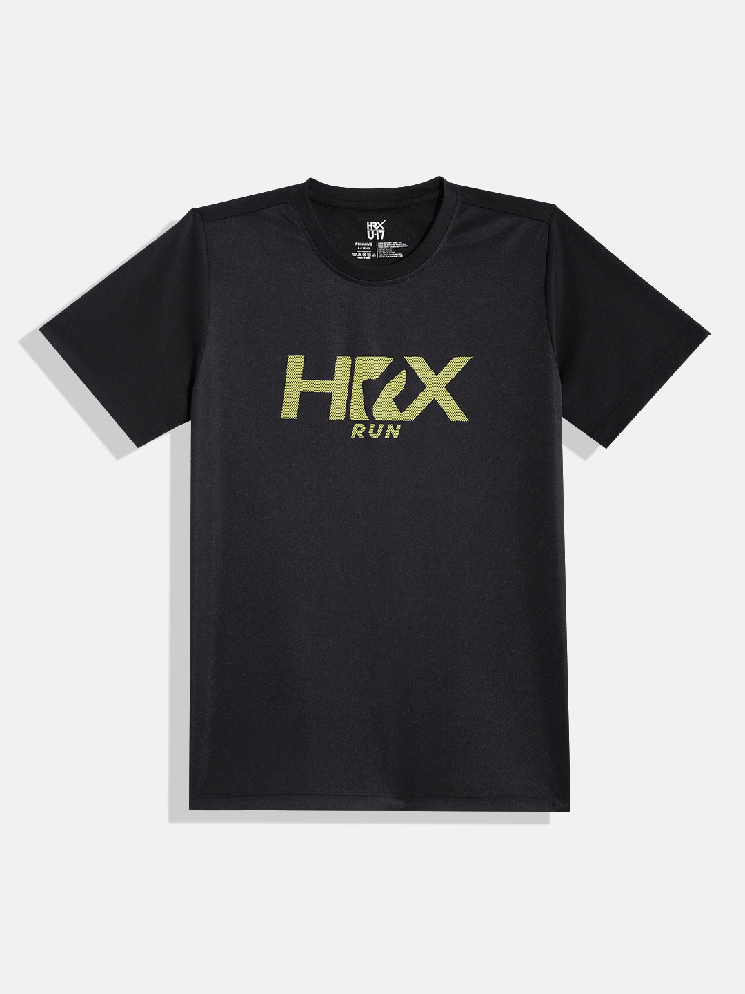 

HRX by Hrithik Roshan Boys Typography Printed T-shirt, Black