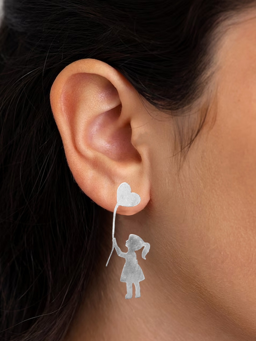 

Goldnera 925 Silver Contemporary Drop Earrings