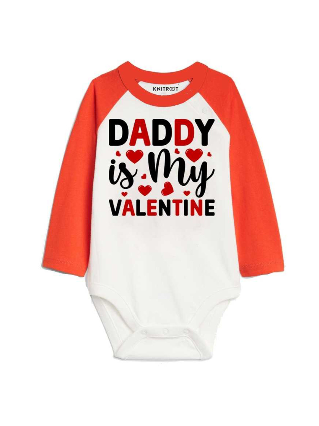 

KNITROOT Infants Printed Round Neck Bodysuit, White