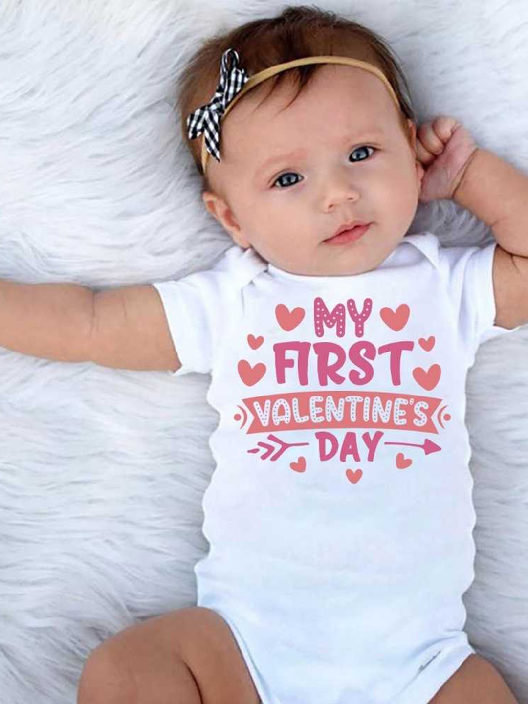 

KNITROOT Infants Typography Printed Bodysuit, White