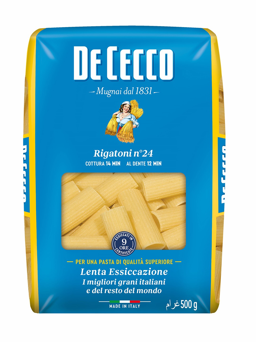 

DECECCO Pasta Dececco Rigatoni-500 gm, Blue