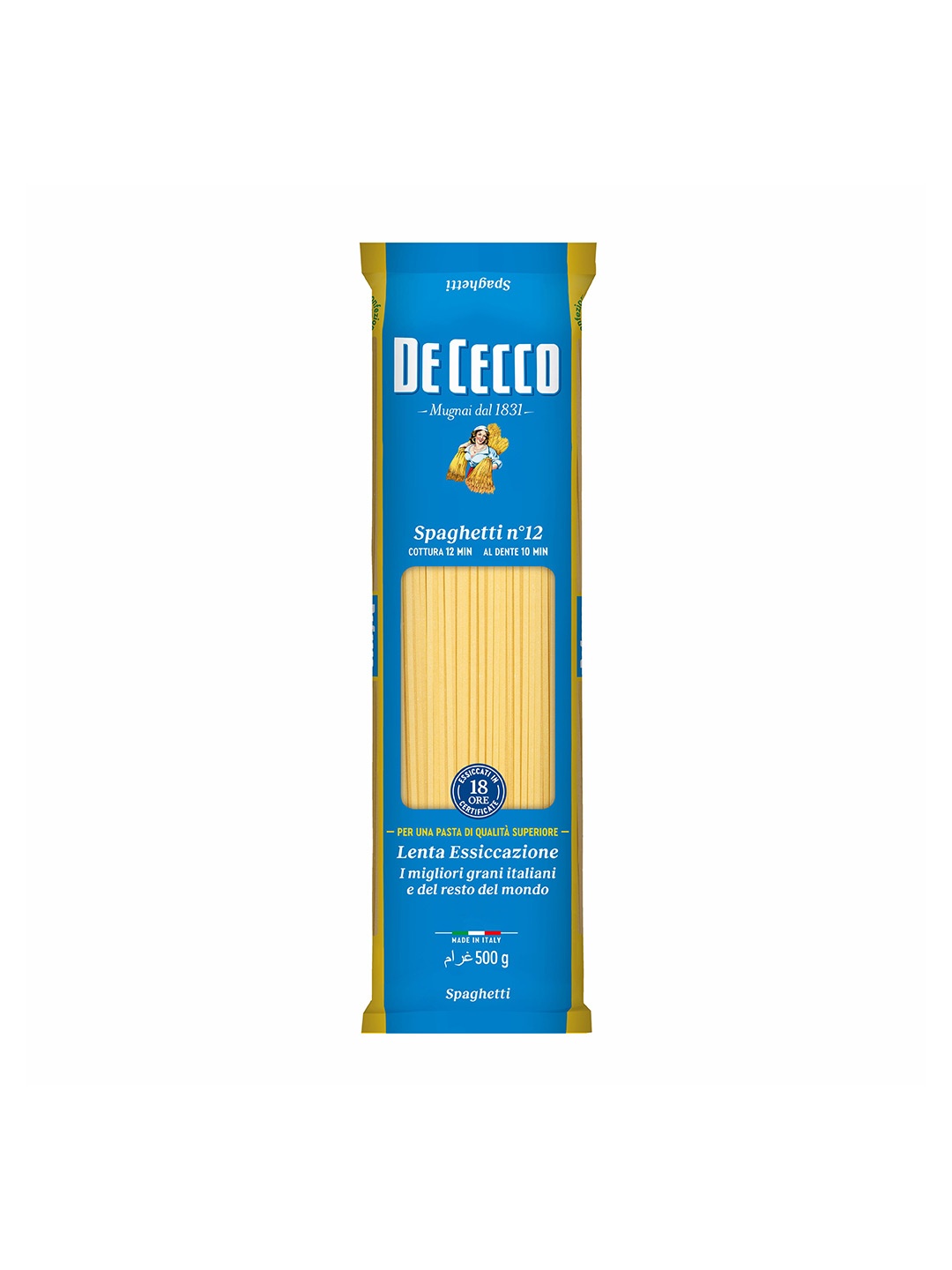 

DECECCO Spaghetti Pasta 500gm, Blue