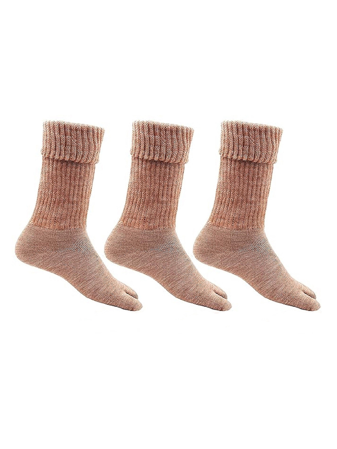 

BAESD Women Pack Of 3 Assorted Patterned Cotton Calf Length Socks
