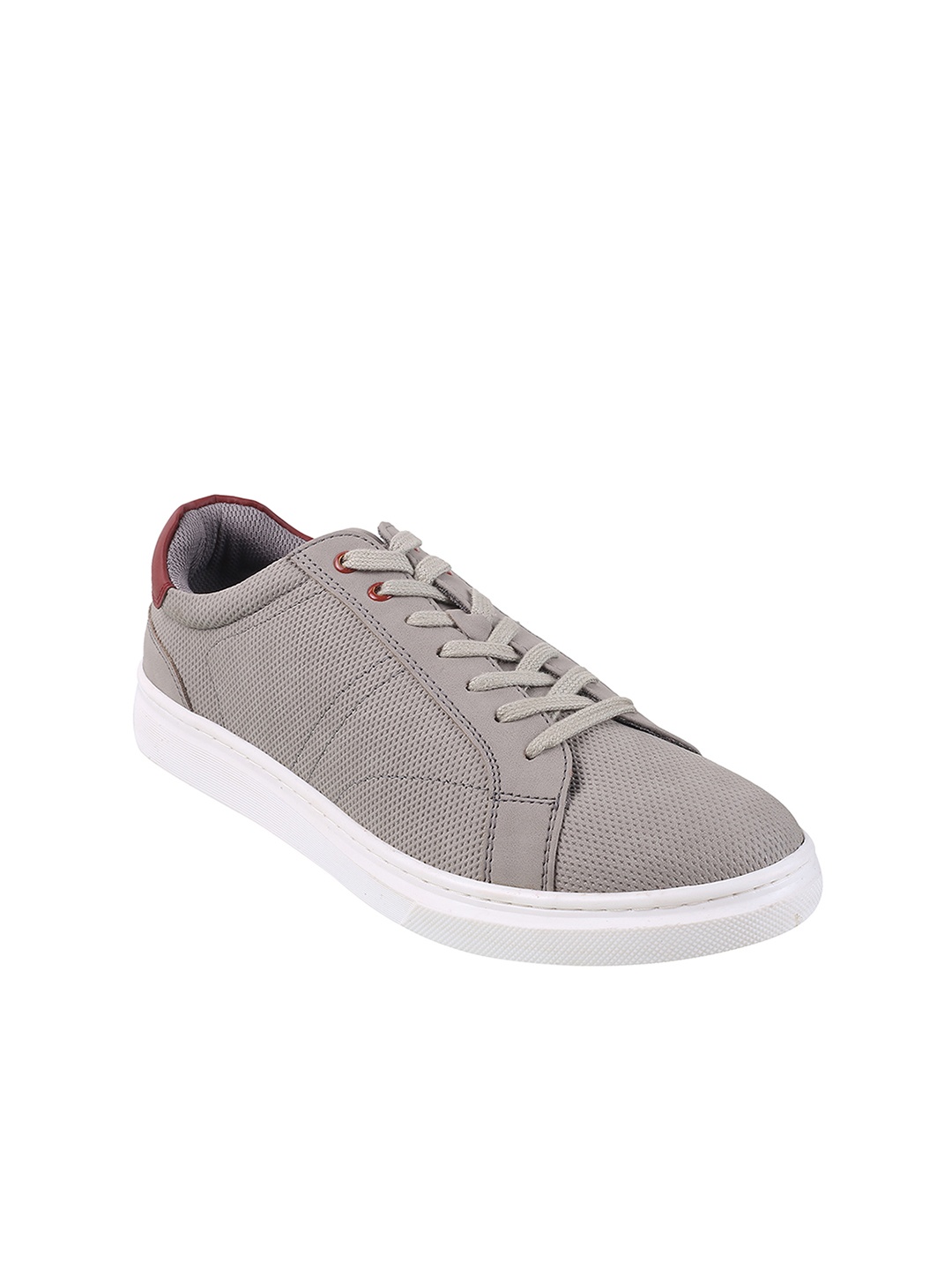 

Mochi Men Textured Lace Up Sneakers, Grey