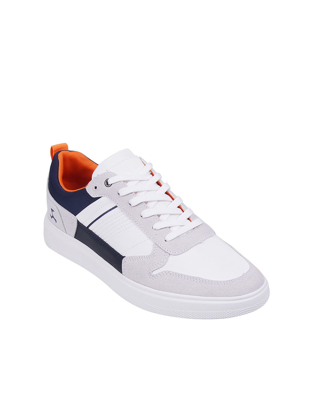 

Mochi Men Round Neck Lace Up Mesh Sneakers, White