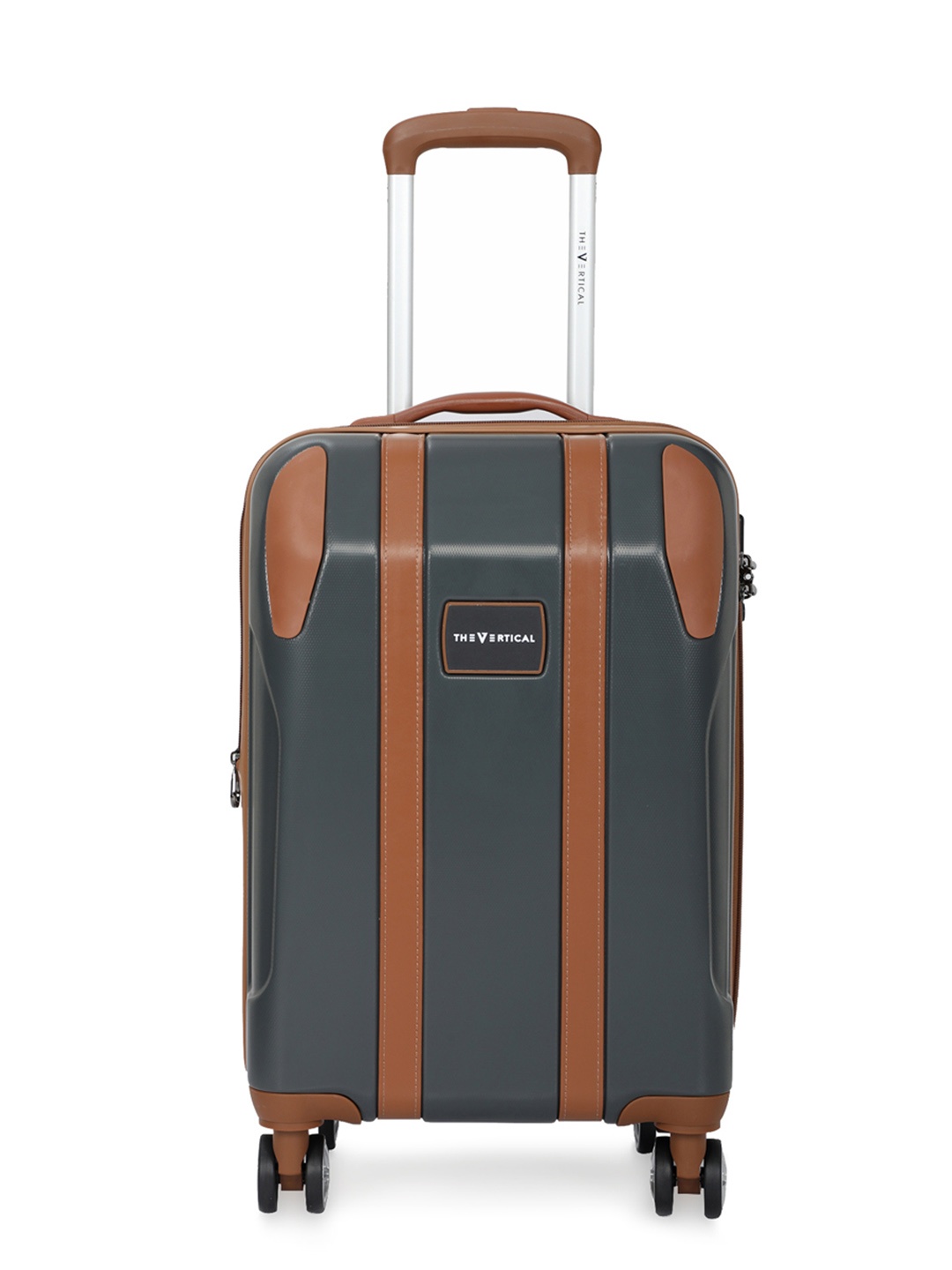 

THe VerTicaL Unisex Griffin Hard-Sided Cabin Trolley Bag 57.5Cm, Grey
