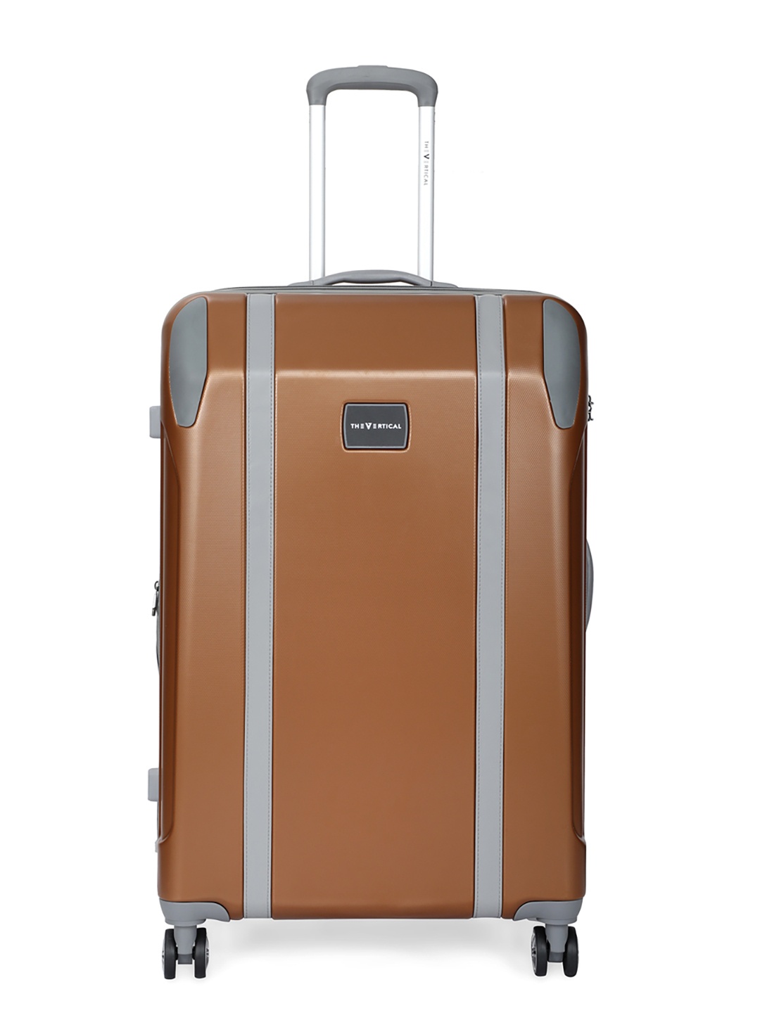 

THe VerTicaL Unisex Griffin Hard Sided Large Trolley Bag 79.5Cm, Brown