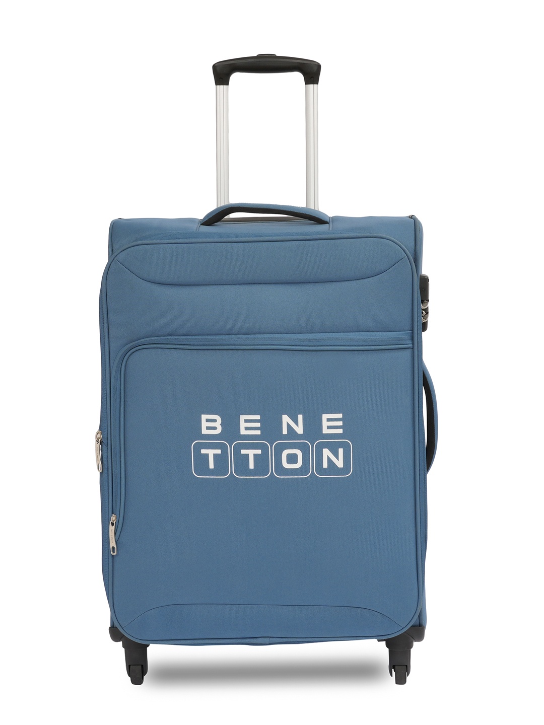

United Colors of Benetton macau Hard-Sided Medium Trolley Bag-50L, Blue