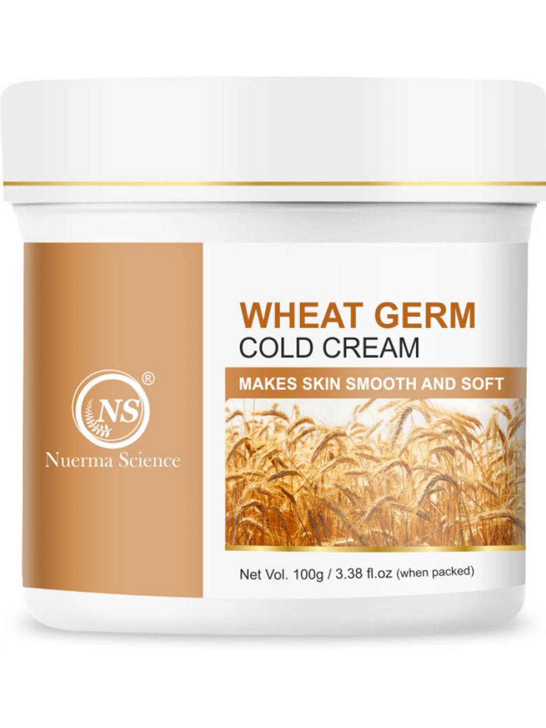 

Nuerma Science Wheat Germ Cold Cream with Olive Oil & Aloevera - 100 g, White