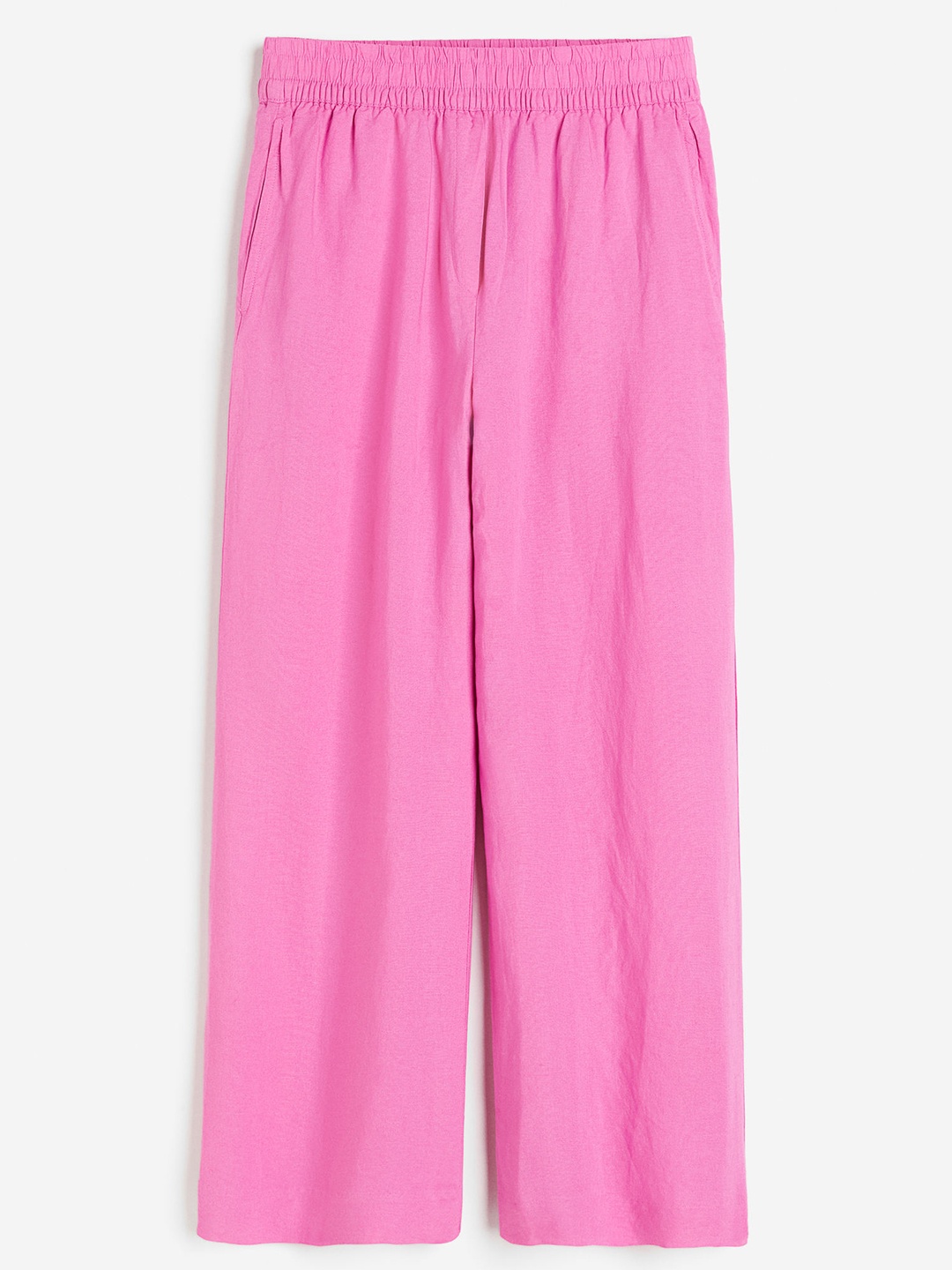 

H&M Women Loose-Fit Trousers, Pink