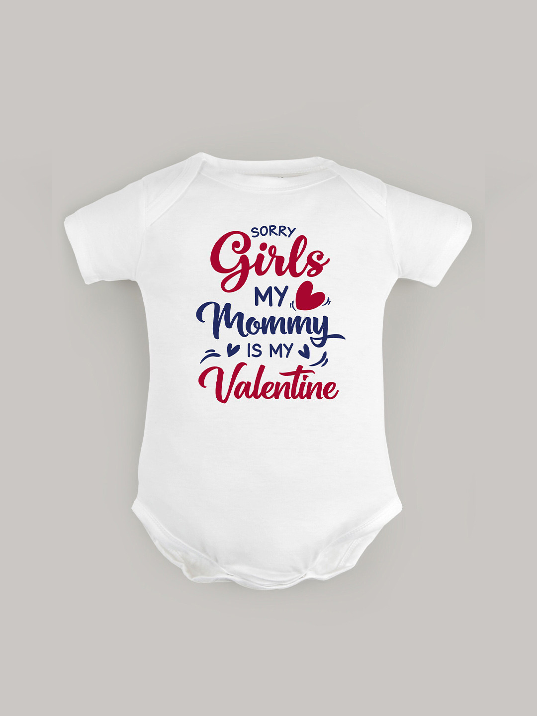 

FFLIRTYGO Infant Boys Typography Printed Cotton Bodysuit, White
