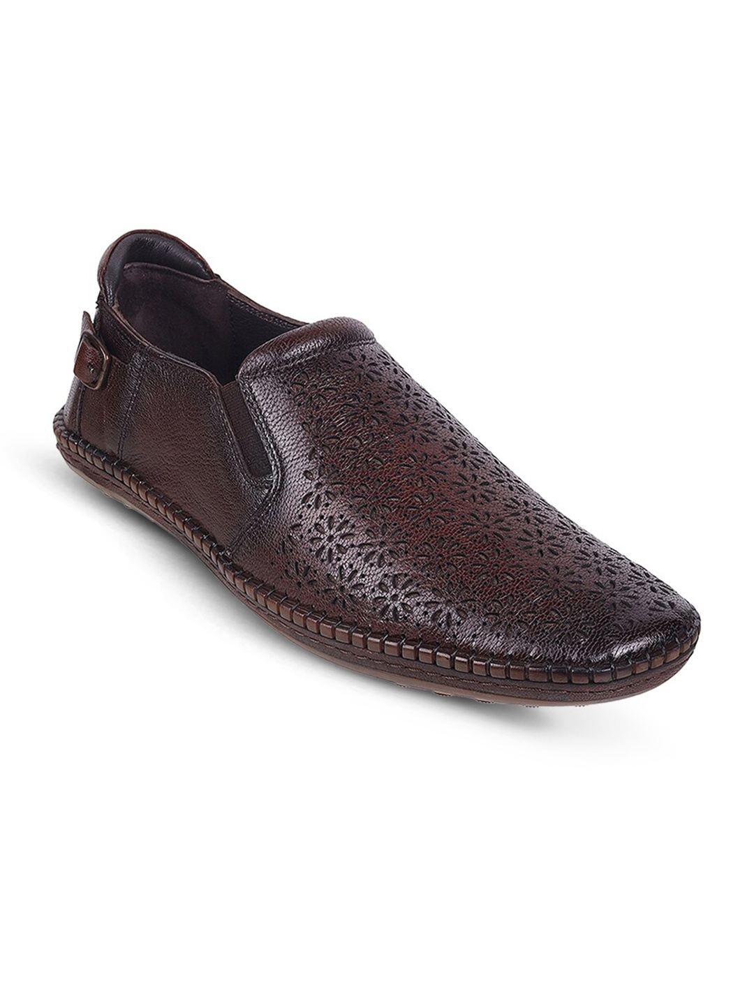 

Metro Men Leather Shoe-Style Sandals, Brown