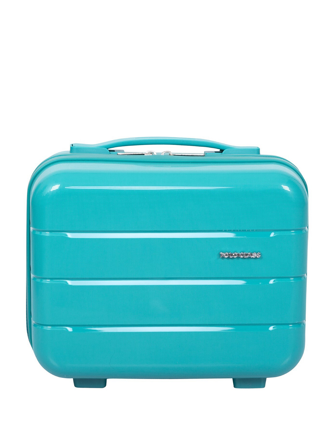 

Polo Class Textured Travel Vanity Bag, Sea green