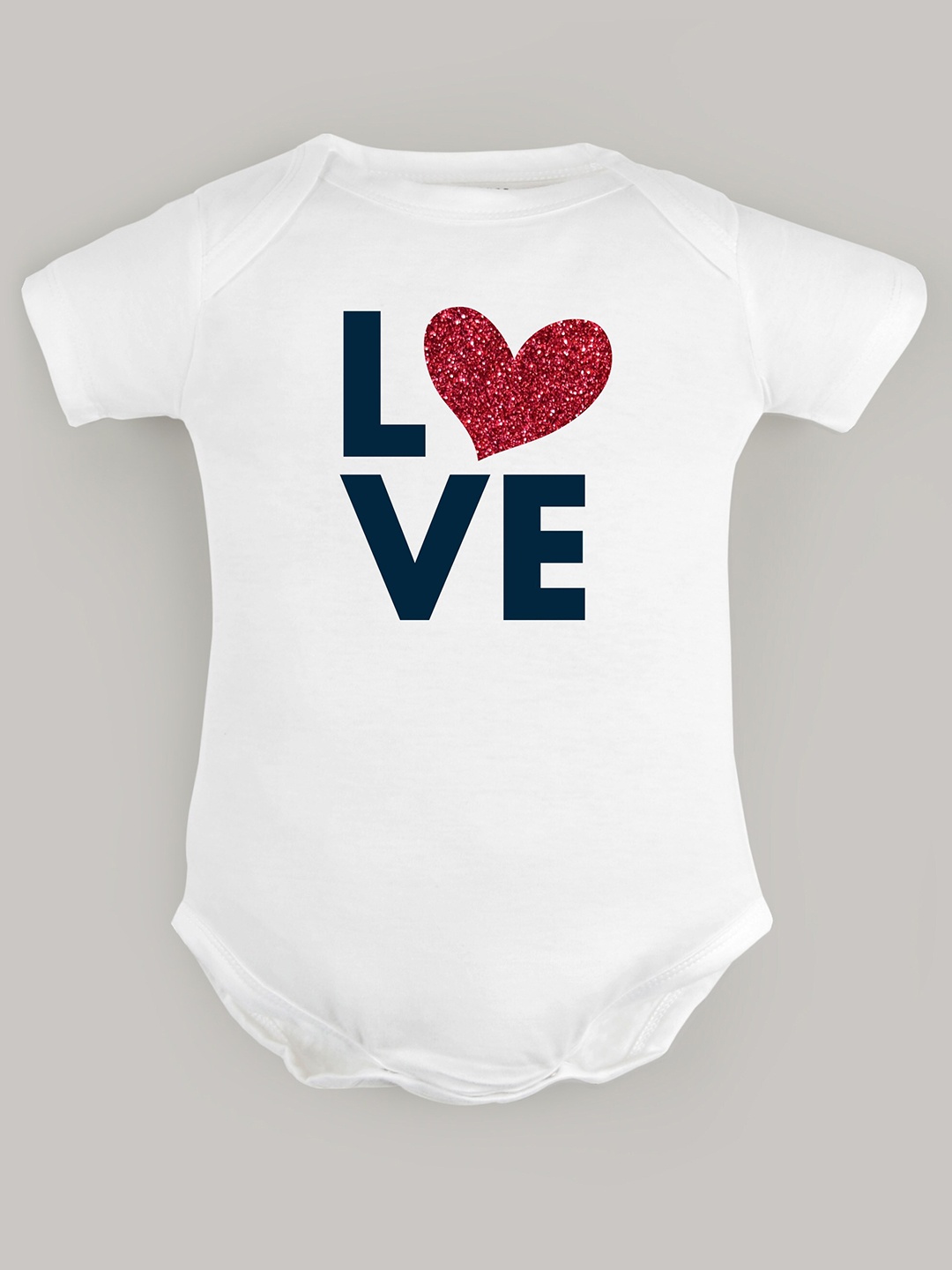 

FFLIRTYGO Infants Typography Printed Cotton Bodysuit, White