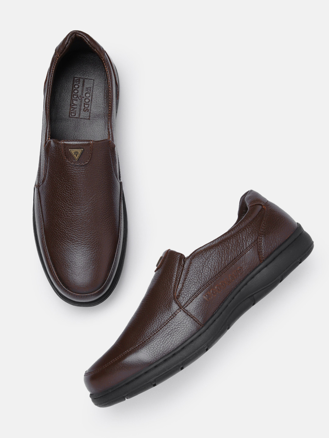

Woodland Men Leather Formal Shoes, Brown