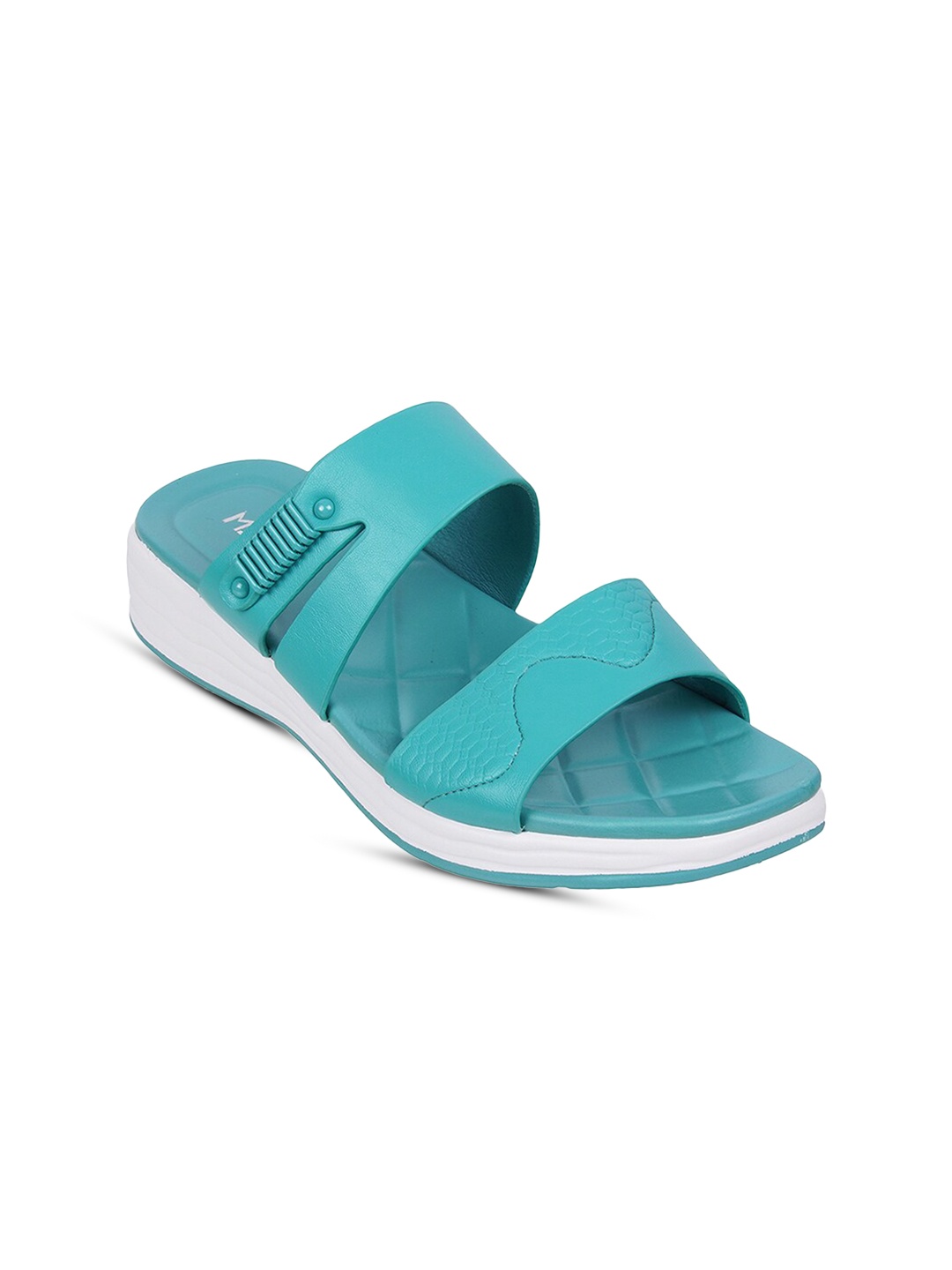 

Metro No Back Strap Open Toe Flats, Blue