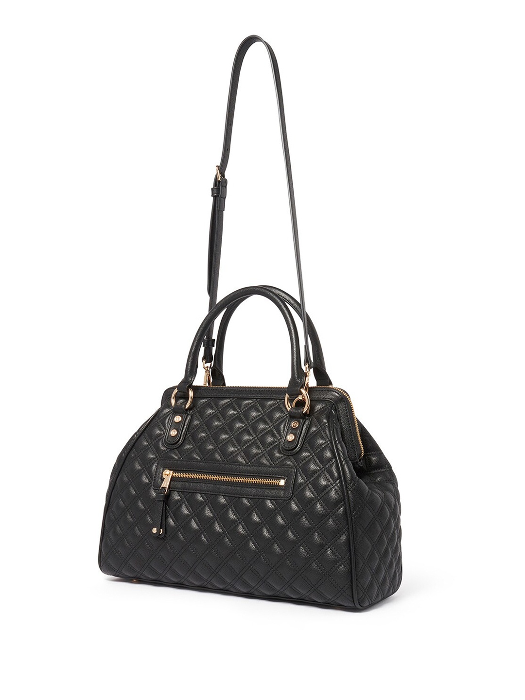 

Forever New Textured Oversized Structured Handheld Bag, Black
