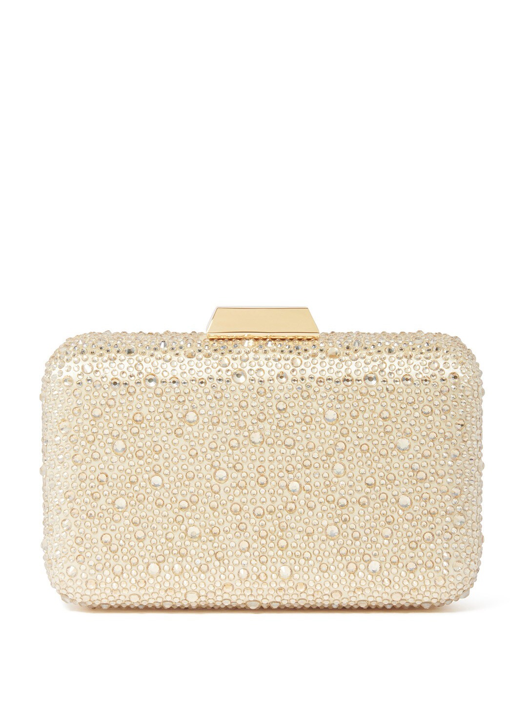 

Forever New Embellished Box Clutch, Gold