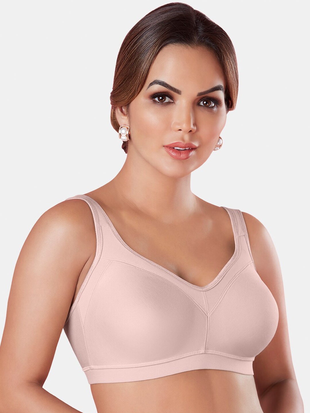 

Sonari Non Padded Full Coverage Everyday Bra With All Day Comfort, Rose