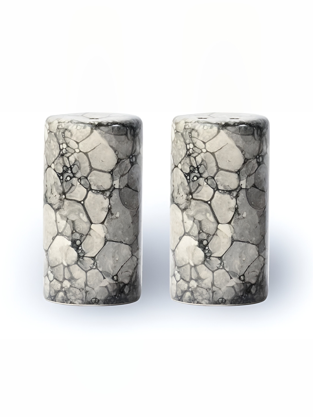 

Your Local Store Black & Grey 2 Pieces Ceramic Salt and Pepper Shakers