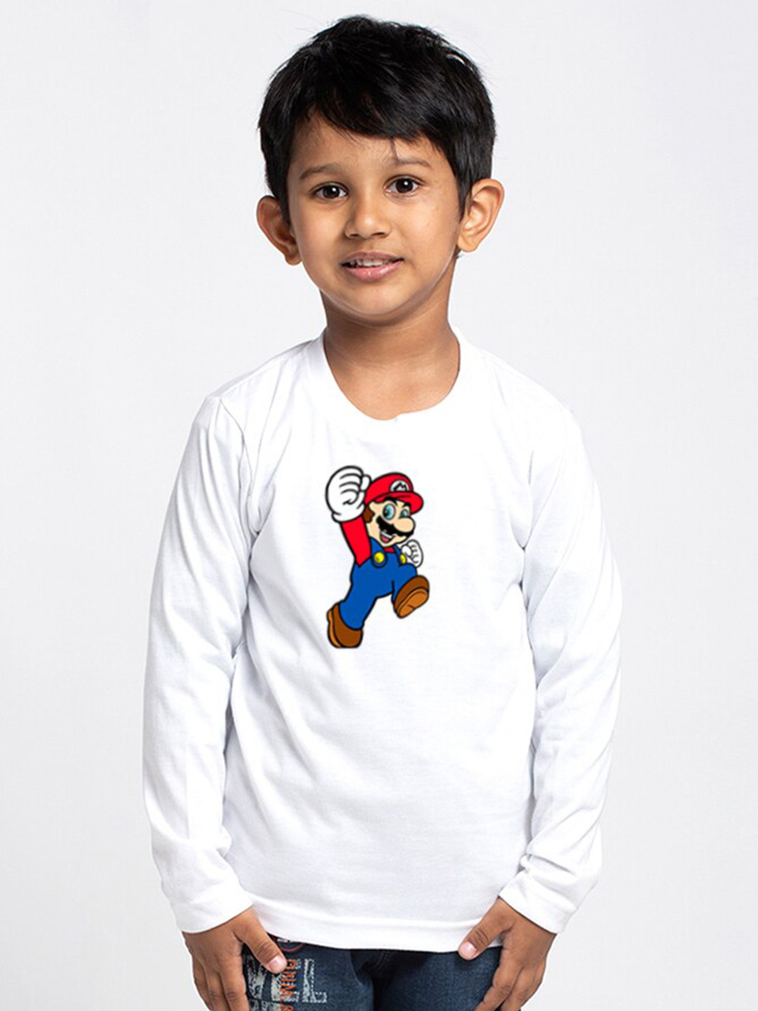 

Friskers Boys Printed V Neck Long Sleeves T-shirt, Coral