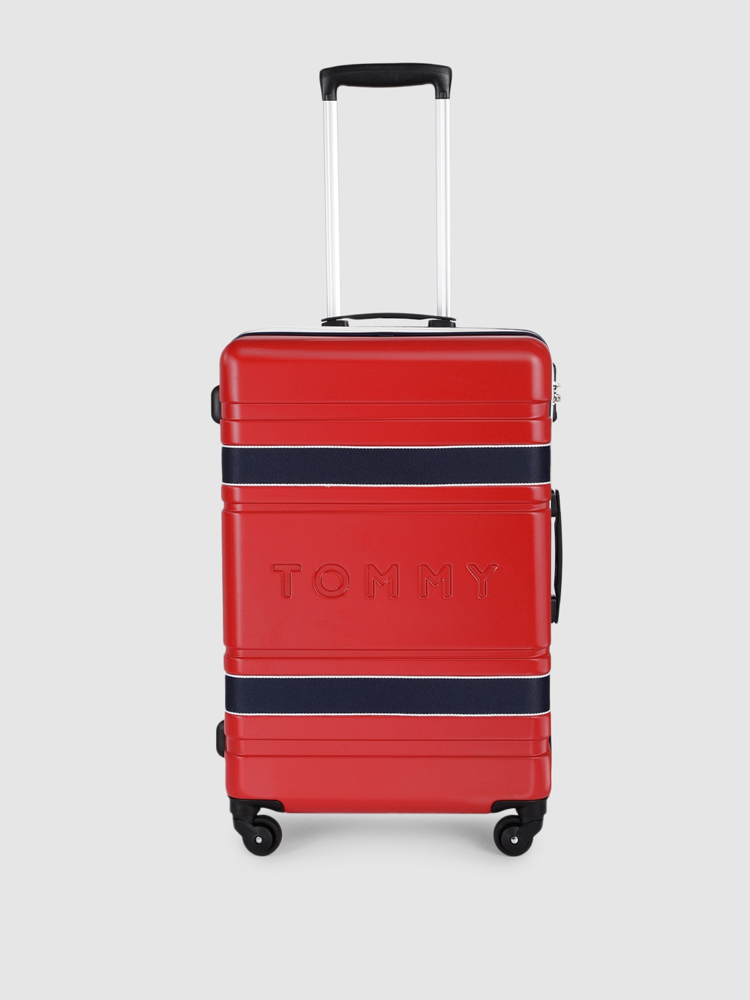 

Tommy Hilfiger Las Vegas Textured Medium Trolley Suitcase, Red