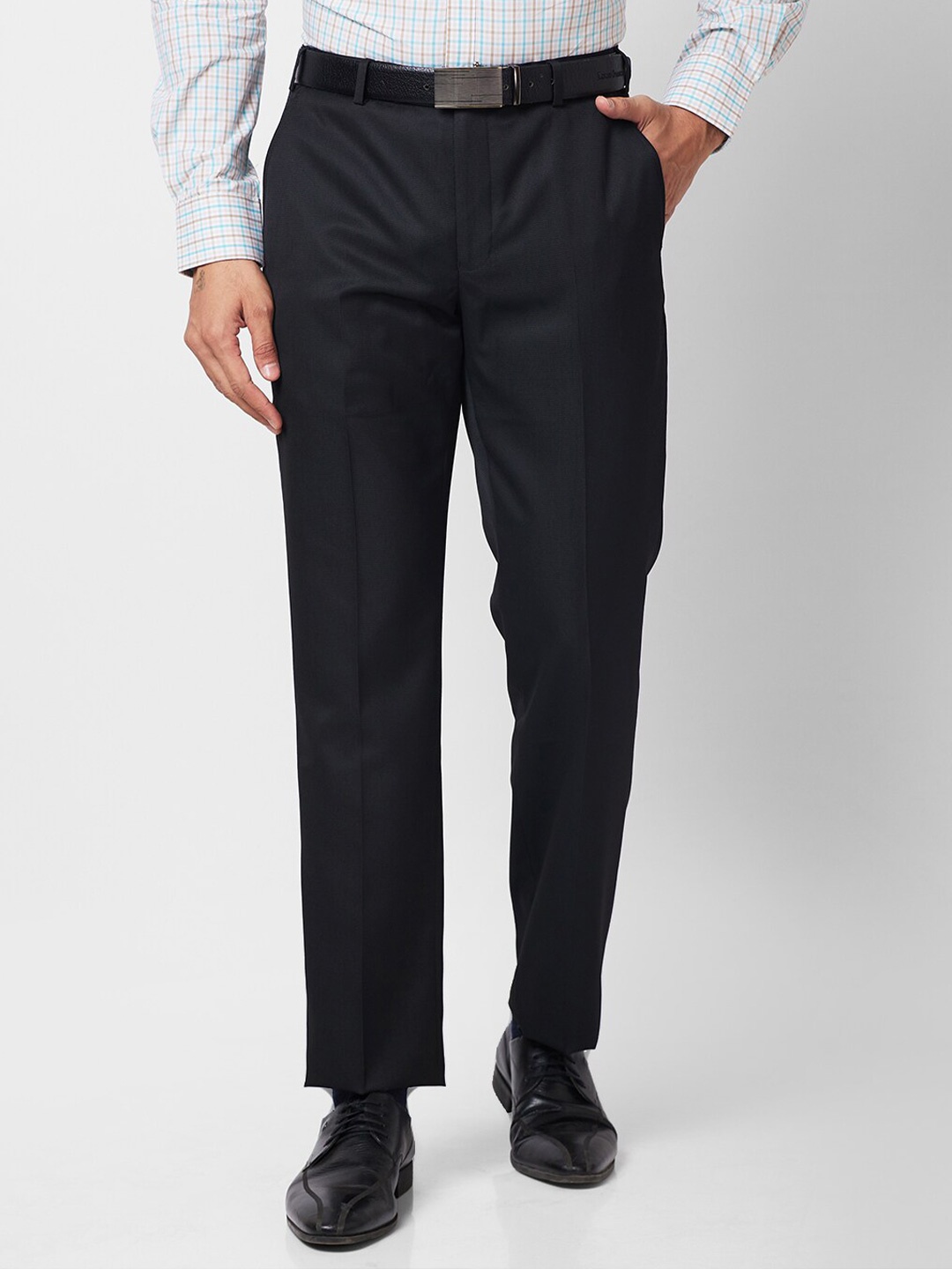 

Park Avenue Men Formal Trousers, Black